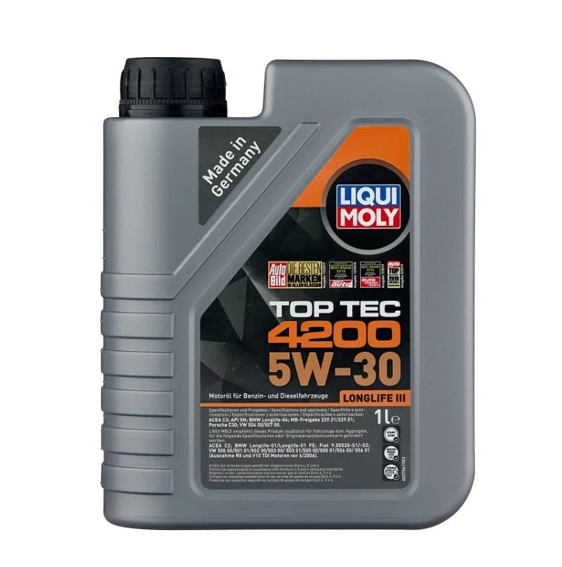 LiquiMoly 5W30 SM Top Tec 4200 HC-синт. 1L 3706/7660