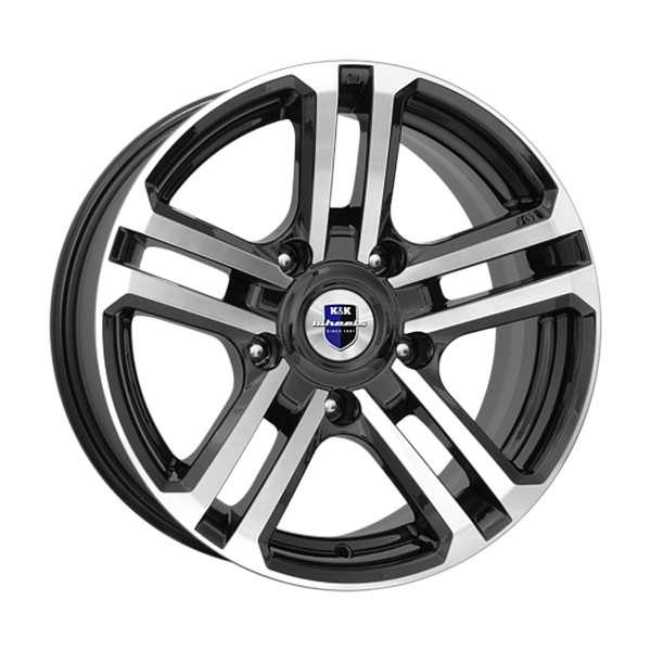 диски КиК Палладика 7,0x16 5x139.7 110,1 5 алмаз черный