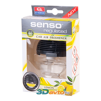 Ароматизатор  DR. MARCUS Senso Regulated Lemon Лимон гелевый универсальный Польша 10мл