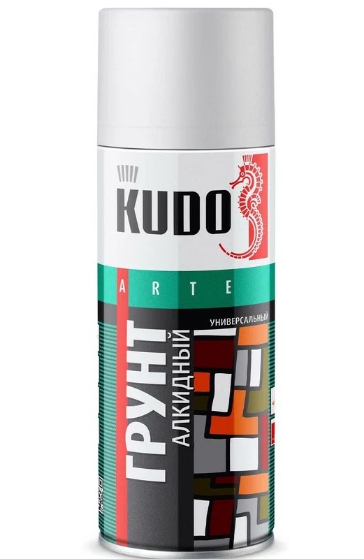 Грунт алкидный KUDO белый 520 мл аэрозоль