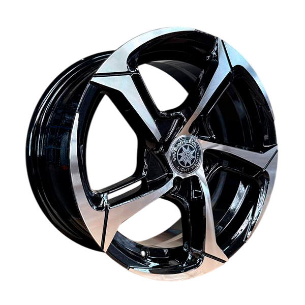диски VIVE V-05 (FBX002B) 7,5xR17 5x114,3 67,1 40 GLOSS_BLACK MACHINE_FACE