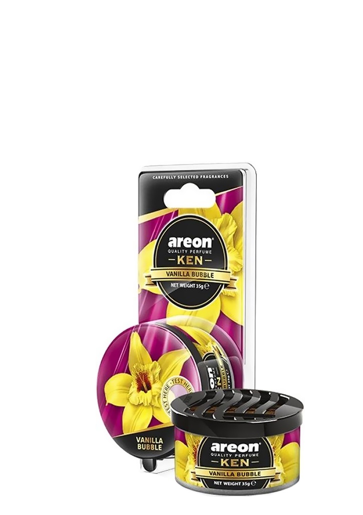Ароматизатор  AREON Ken Bubble Gum Ваниль гелевый  универсальный Болгария 35гр
