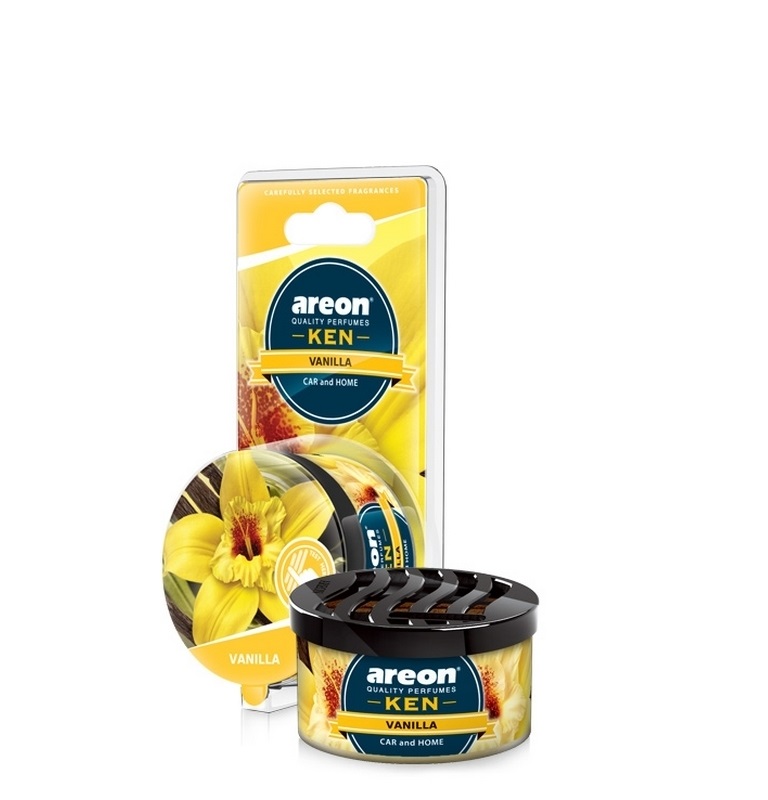 Ароматизатор  AREON Ken Vanilla  Ваниль гелевый универсальный Болгария 35гр
