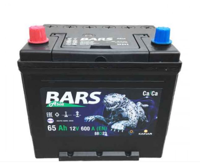Аккумулятор BARS Asia 65 Ач (75 D 23R ) обр.п.