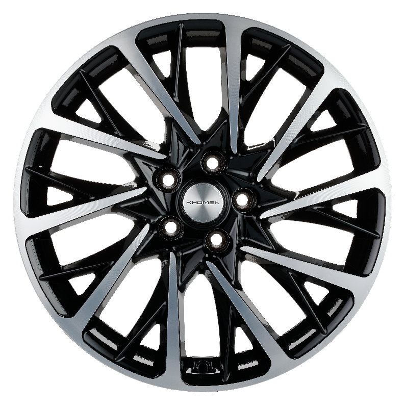диски KHOMEN KHW1804 (18 Sonata/Optima/Soul) 7,5xR18 5x114,3 67,1 50,5 BLACK-FP