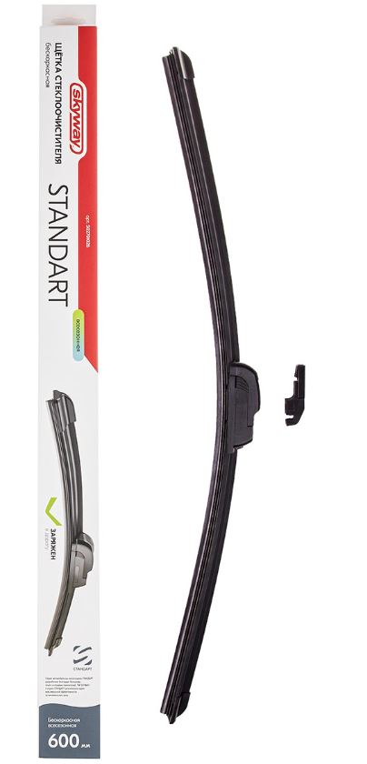 Щетка ст/очист. бескаркасная SKYWAY СТАНДАРТ 60см/24