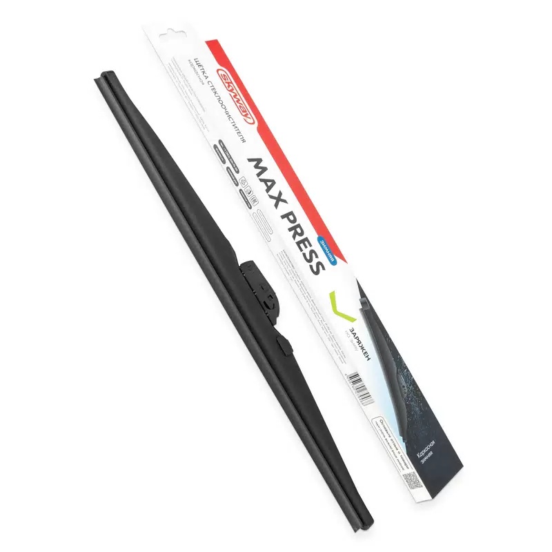 Щетка ст/очист. каркасная зимняя SKYWAY MAX PRESS 6 адаптеров в коробке 37,5см/15